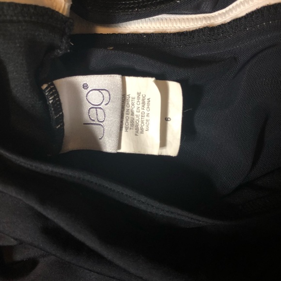 Jag black and white one piece swimsuit - Picture 9 of 10